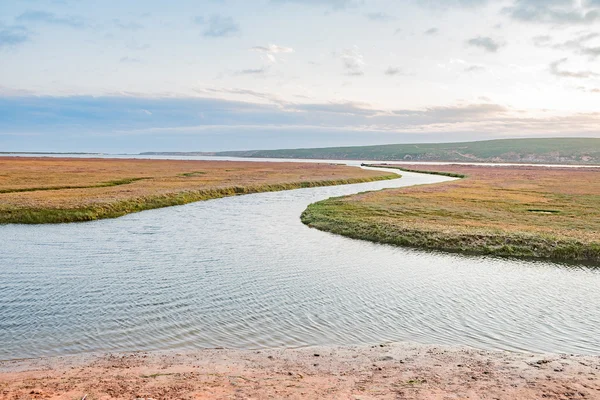 Sunset at the Olifants River estuary — Stock Photo, Image