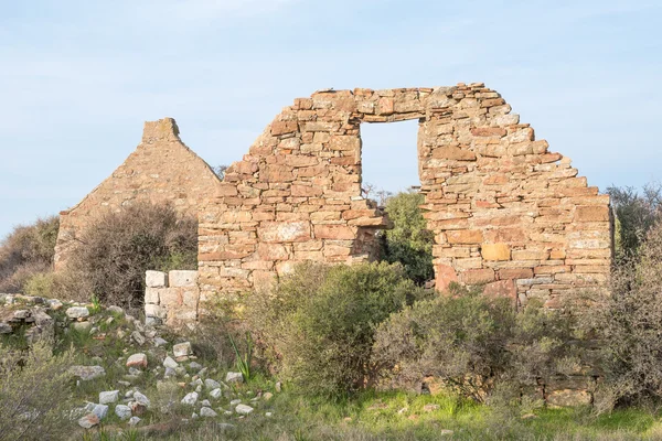 Ruins at sunset on Groenrivier farm at Nieuwoudtville — Stock fotografie