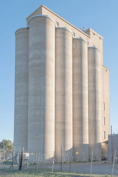 Silos de grão em Calvinia — Fotografia de Stock