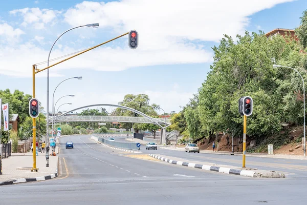 Vista de la calle Markgraaff en Bloemfontein — Foto de Stock