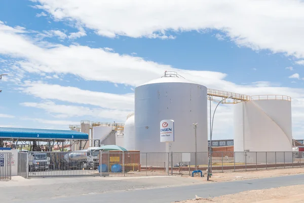 Εγκατάσταση αποθήκευσης καυσίμων στο Χάμιλτον στο Bloemfontein — Φωτογραφία Αρχείου