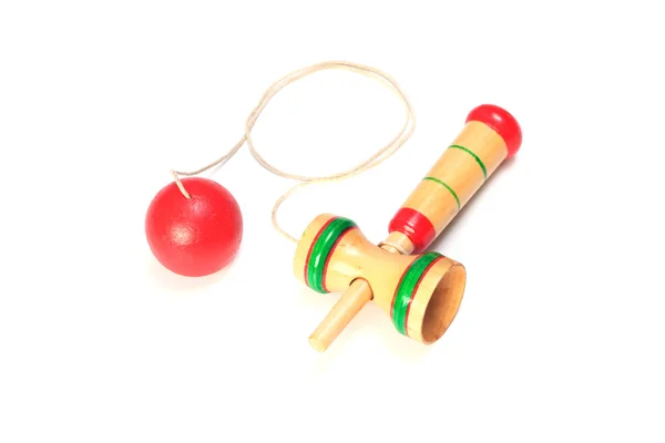 Brinquedo tradicional japonês -kendama — Fotografia de Stock