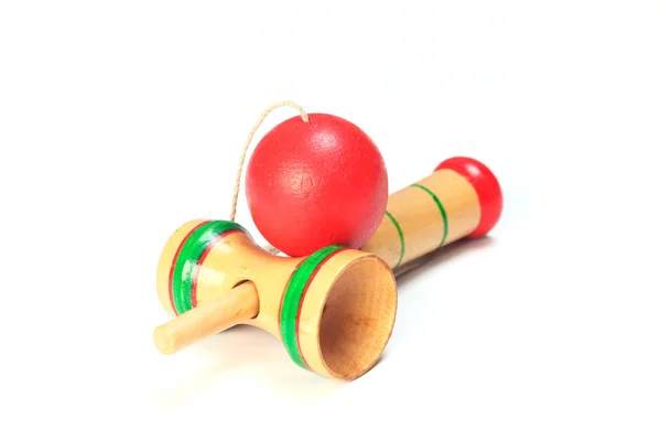 Brinquedo tradicional japonês -kendama — Fotografia de Stock