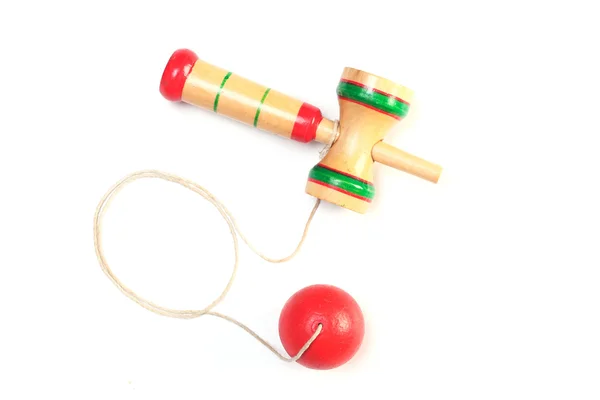 Japanse traditionele speelgoed - Bilboquet — Stockfoto