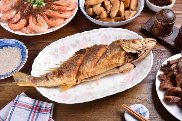 Delicioso pescado frito — Foto de Stock