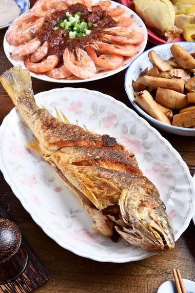 Delicioso pescado frito — Foto de Stock