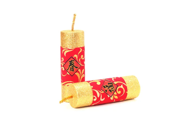 Chinese new year firecrackers — Stock Photo, Image