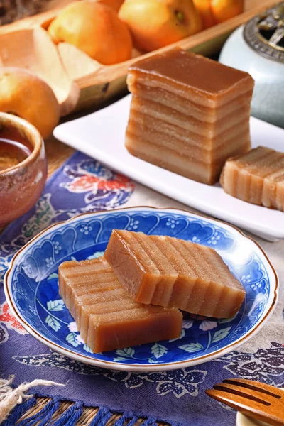 Taiwans Hakka Traditionella Kök Nio Lager Ricedumpling — Stockfoto