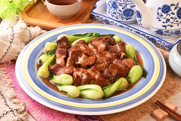 Wuxi Style Pork Ribs Popular Chinese Food — Stock Photo, Image