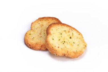 Beyaz arkaplanda yuvarlak rusklar. 