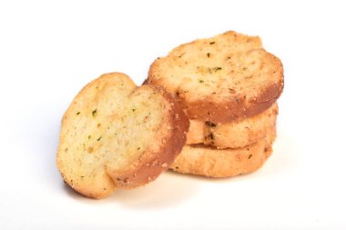 Beyaz arkaplanda yuvarlak rusklar. 