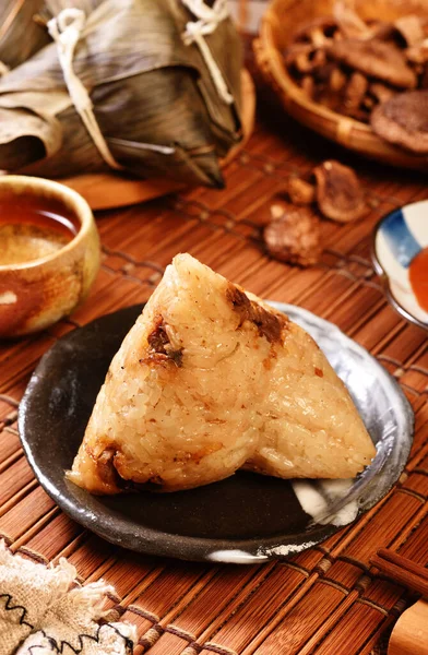 Čínské Tradiční Jídlo Dušený Rýžový Knedlík — Stock fotografie