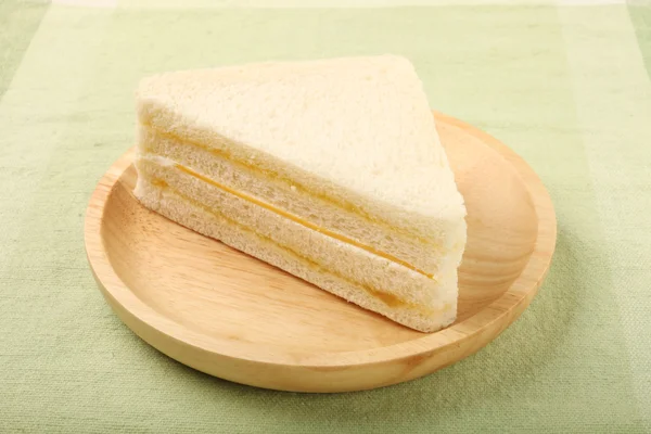 Orange smör ostsmörgås — Stockfoto