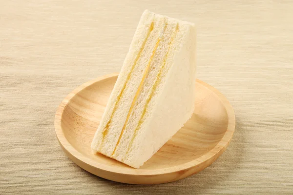 Pomarańczowe masło ser kanapka — Zdjęcie stockowe