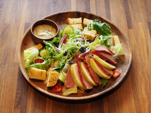 Salada de carne de pato — Fotografia de Stock