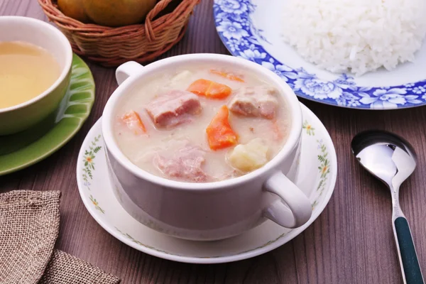 Creamy pork stew. — Stock Photo, Image