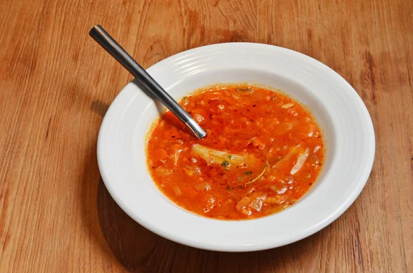 Sopa de tomate vegetal —  Fotos de Stock