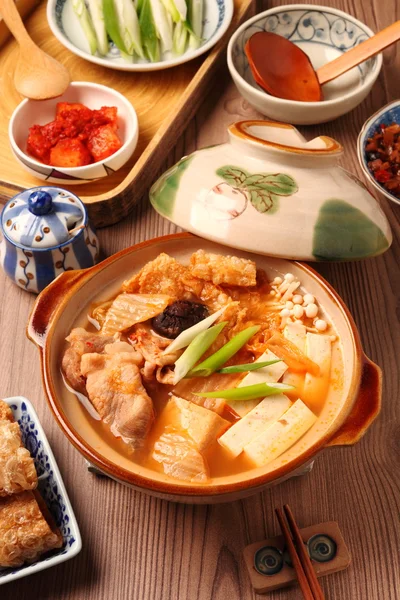 Panela quente Kimchi — Fotografia de Stock