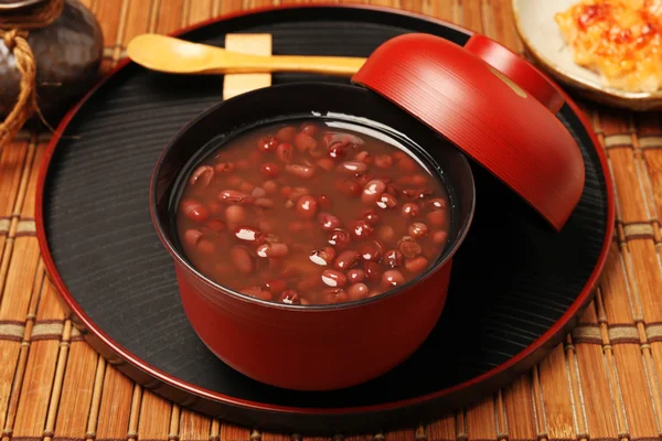 Sopa doce de feijão vermelho — Fotografia de Stock