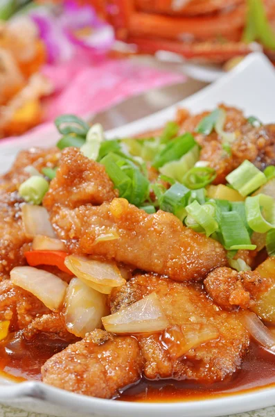 Sweet and sour fish fillet — Stock Photo, Image