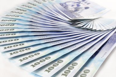 New Taiwan Dollars bill clipart