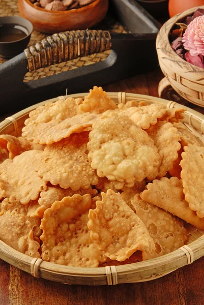 Biscotti a forma di crisantemo — Foto Stock