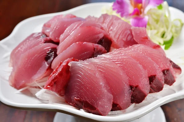 Gulfenad tonfisk sashimi — Stockfoto