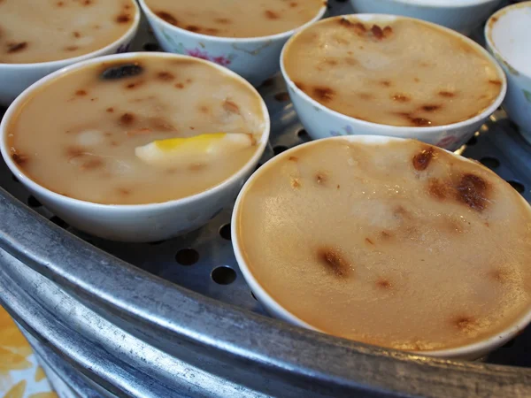 Bowl rice cake — Stock Photo, Image