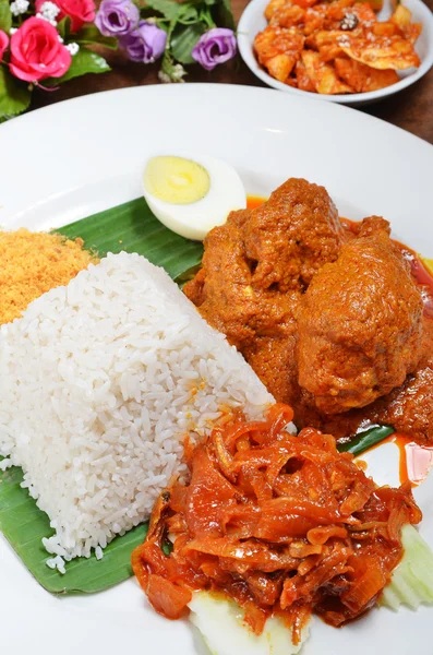 Malaysian rice dish — Stock Photo, Image