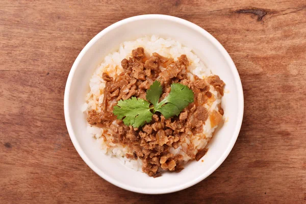 Tayvan 'ın ünlü yemeği, haşlanmış domuz pirinci. Tayvan Lezzetleri, Tayvan Sokak Yemekleri