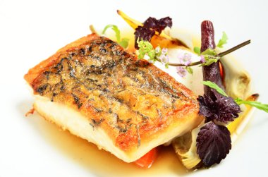 Fried çizgili levrek