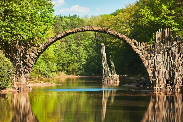 Arch bridge in Germany — Stock Photo, Image