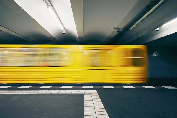 Traffic in subway — Stock Photo, Image