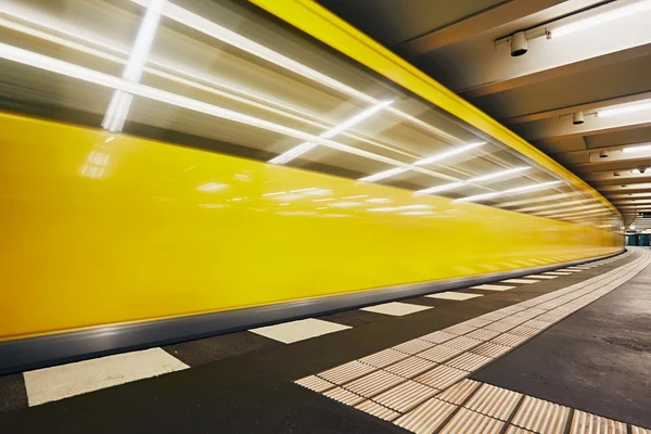 Traffic in subway — Stock Photo, Image