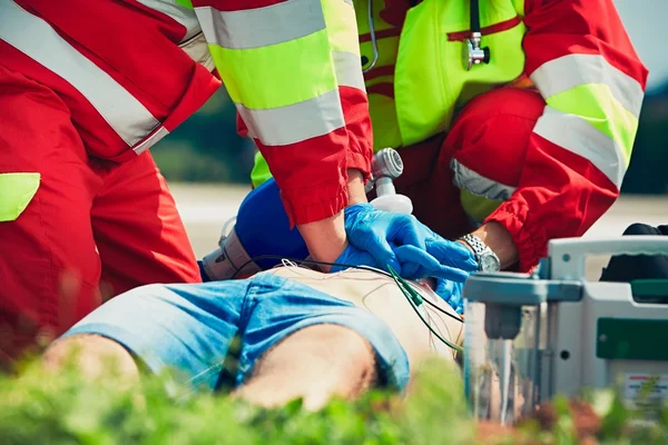 Servizio medico di emergenza — Foto Stock