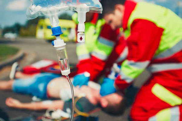 Serviço médico de emergência — Fotografia de Stock