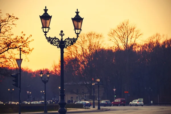 Sunset in Berlin — Stock Photo, Image