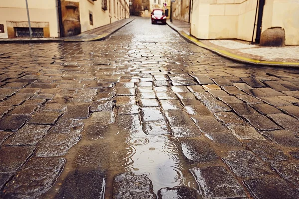 市内の雨は — ストック写真