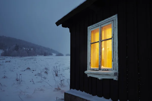 Night in mountains — Stock Photo, Image