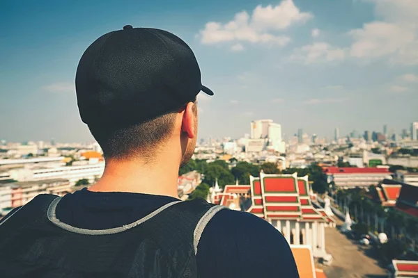 Viajero en Bangkok — Foto de Stock