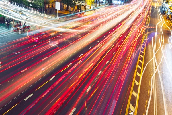 Evening traffic jam — Stock Photo, Image