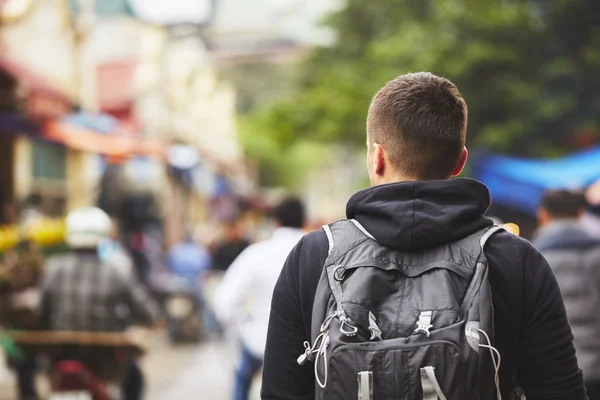 Traveler in Asia — Stock Photo, Image