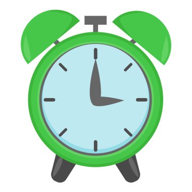 Saat beyaz bir arka planda izole edilmiştir. Mobilya gibi izle..