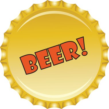 bir şişe bira cork