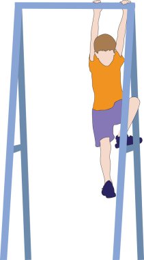 yaptığın orman jimnastiği tırmanma çocuk