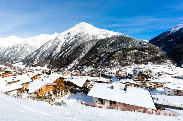 Estación de esquí Soelden — Foto de Stock