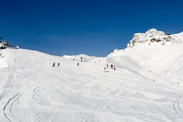 Obertauern 滑雪胜地 — 图库照片