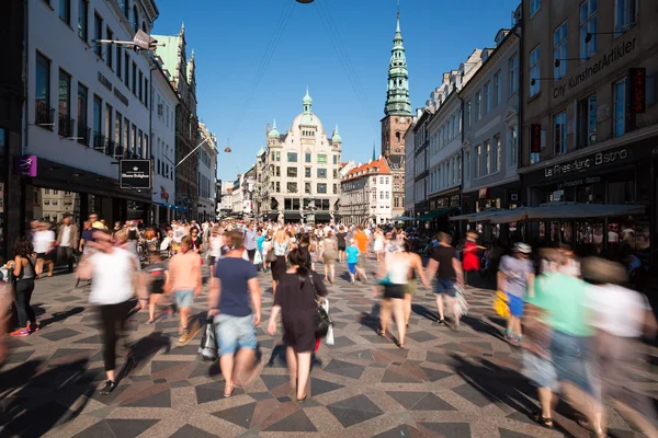 Fußgänger in Kopenhagen — Stockfoto