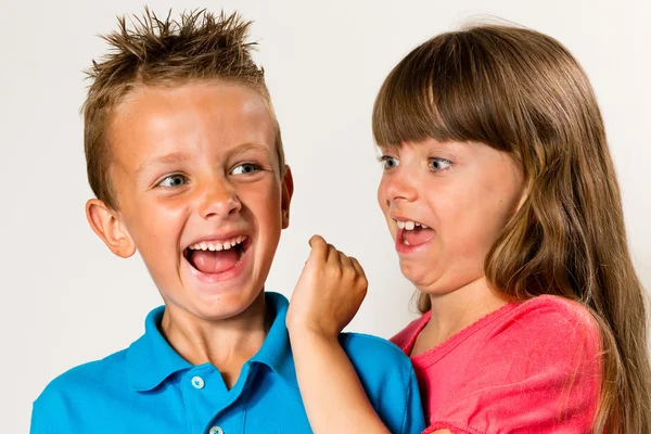 Siblings having fun — Stock Photo, Image