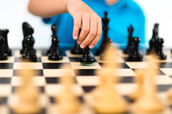 Un juego de ajedrez — Foto de Stock
